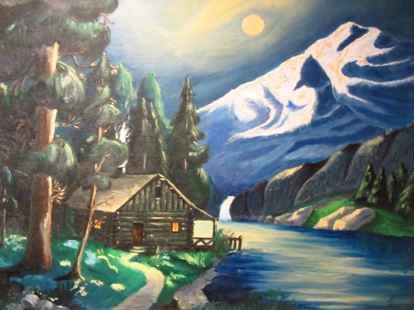 Painting by Grandma Rice